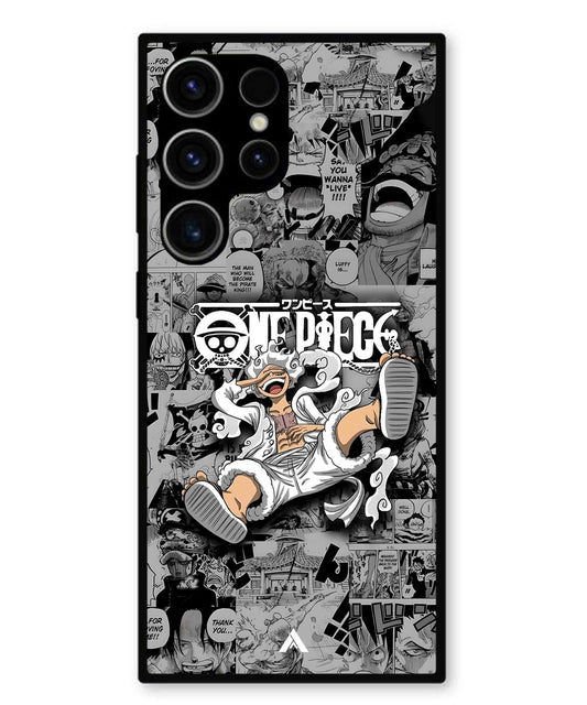 Onepiece luffy 01 Anime Metal Back Cover Phone Case for Samsung Galaxy S23 Ultra