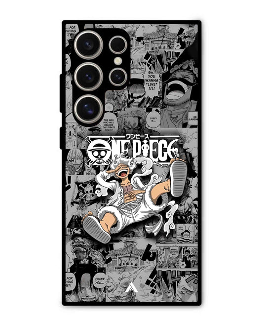 Onepiece luffy 01 Anime Metal Back Cover Phone Case for Samsung Galaxy S24 Ultra