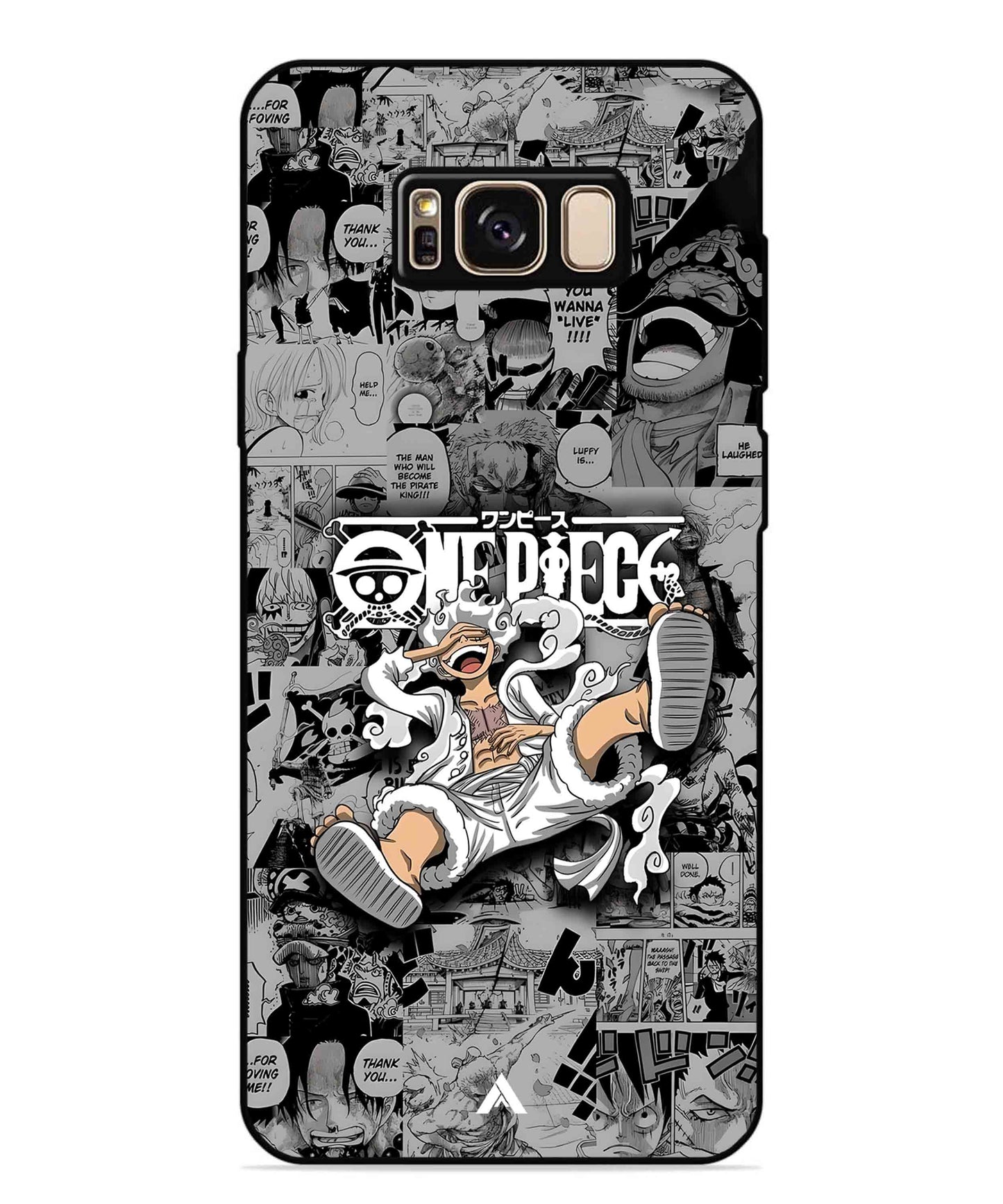 Onepiece luffy 01 Anime Metal Back Cover Phone Case for Samsung Galaxy S8 Plus