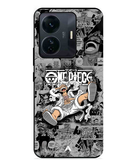 Onepiece luffy 01 Anime Metal Back Cover Phone Case for Vivo T1 Pro