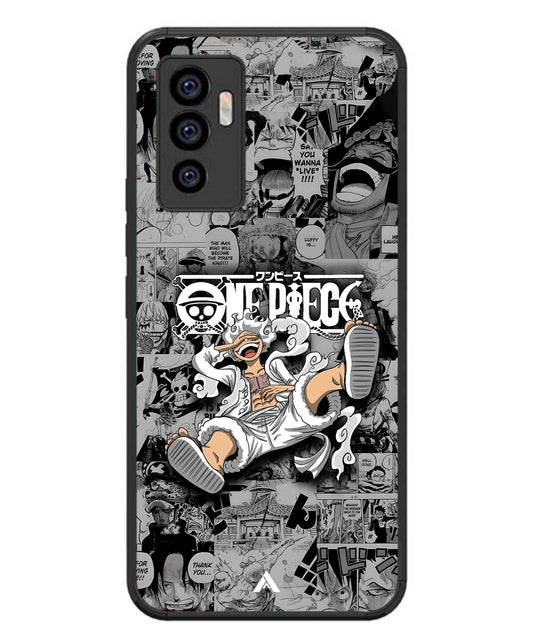 Onepiece luffy 01 Anime Metal Back Cover Phone Case for Vivo T1