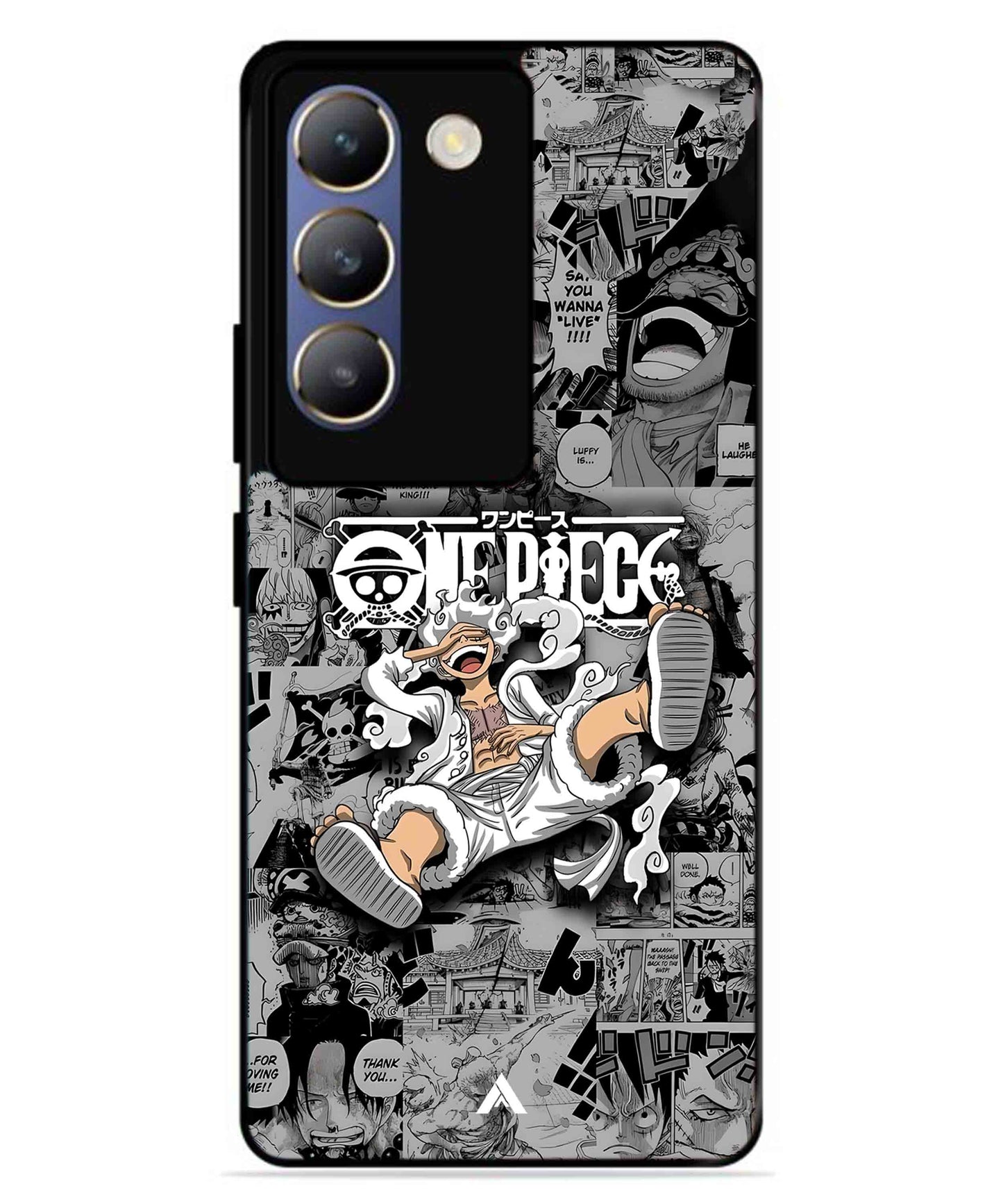 Onepiece luffy 01 Anime Metal Back Cover Phone Case for Vivo T3