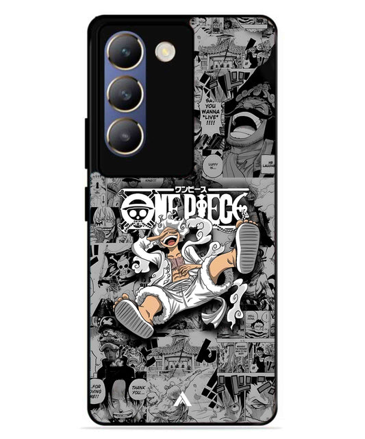 Onepiece luffy 01 Anime Metal Back Cover Phone Case for Vivo T3