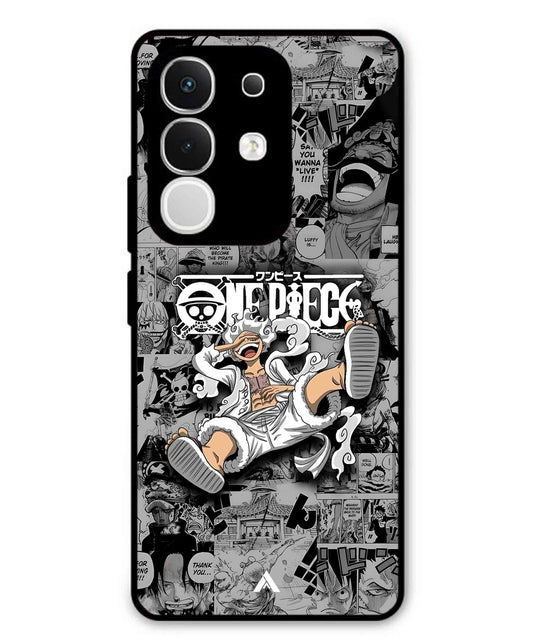 Onepiece luffy 01 Anime Metal Back Cover Phone Case for Vivo T4X