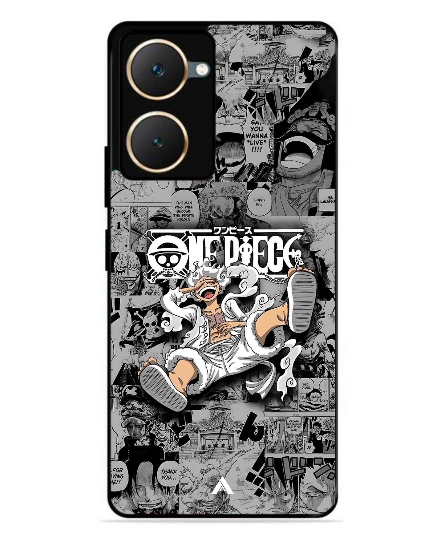 Onepiece luffy 01 Anime Metal Back Cover Phone Case for Vivo Y03 4G