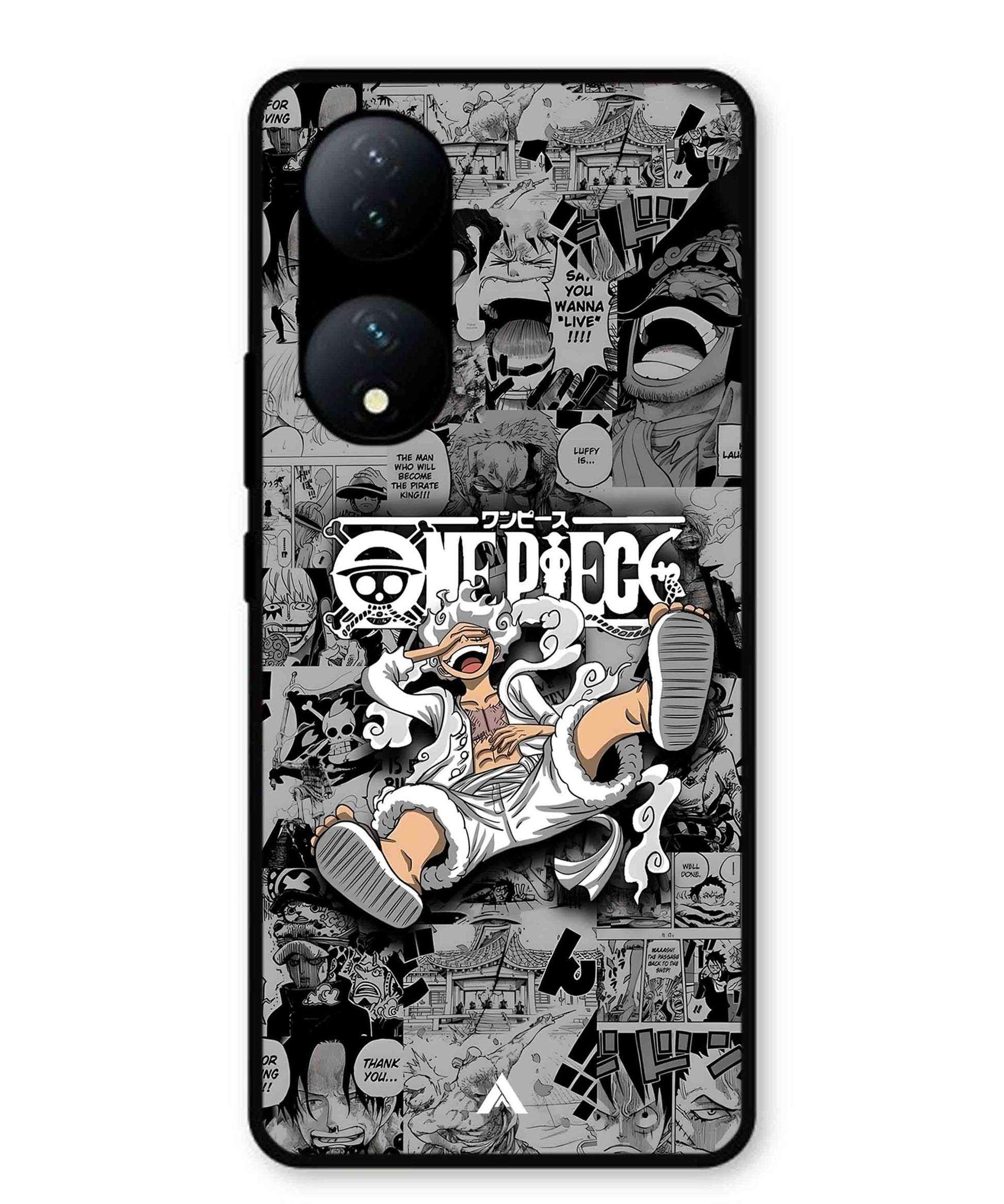 Onepiece luffy 01 Anime Metal Back Cover Phone Case for Vivo Y100