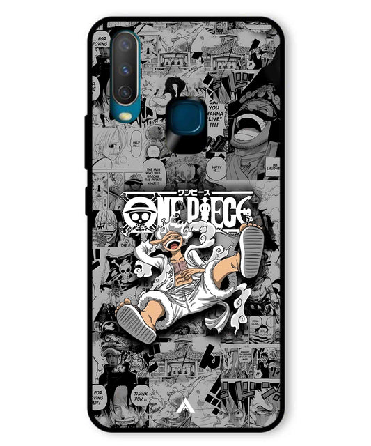 Onepiece luffy 01 Anime Metal Back Cover Phone Case for Vivo Y17