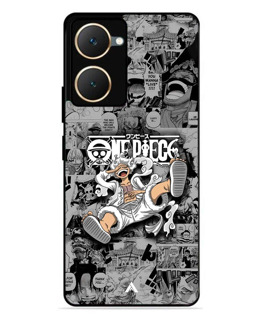 Onepiece luffy 01 Anime Metal Back Cover Phone Case for Vivo Y18e