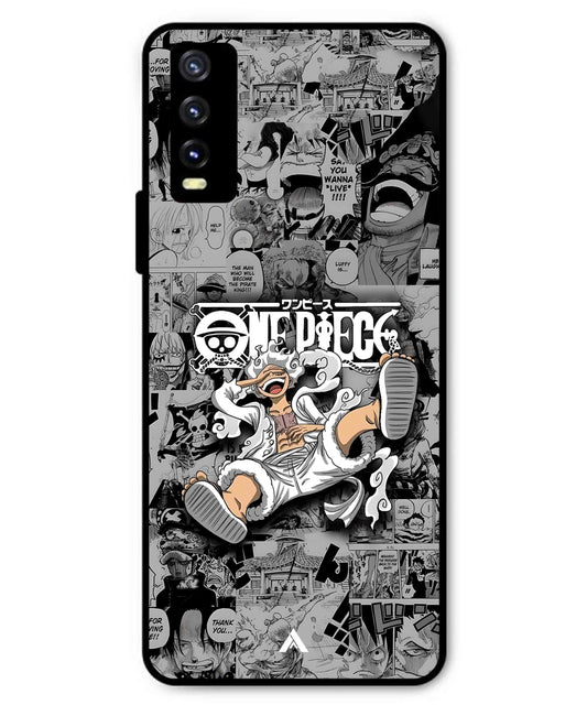 Onepiece luffy 01 Anime Metal Back Cover Phone Case for Vivo Y20i