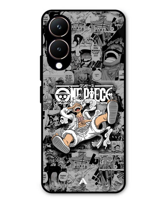 Onepiece luffy 01 Anime Metal Back Cover Phone Case for Vivo Y28