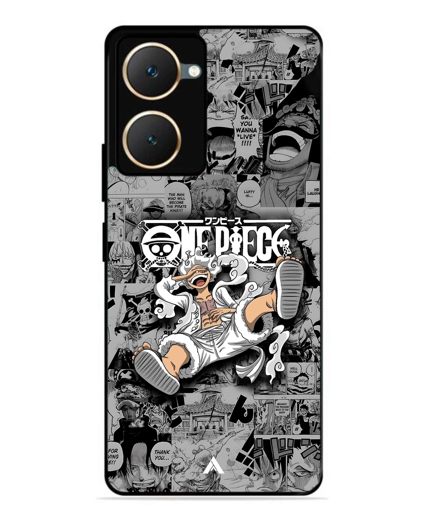 Onepiece luffy 01 Anime Metal Back Cover Phone Case for Vivo Y28s
