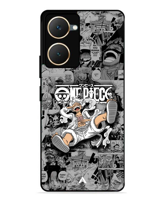 Onepiece luffy 01 Anime Metal Back Cover Phone Case for Vivo Y28s