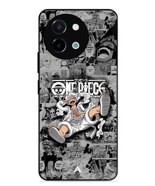Onepiece luffy 01 Anime Metal Back Cover Phone Case for Vivo Y58