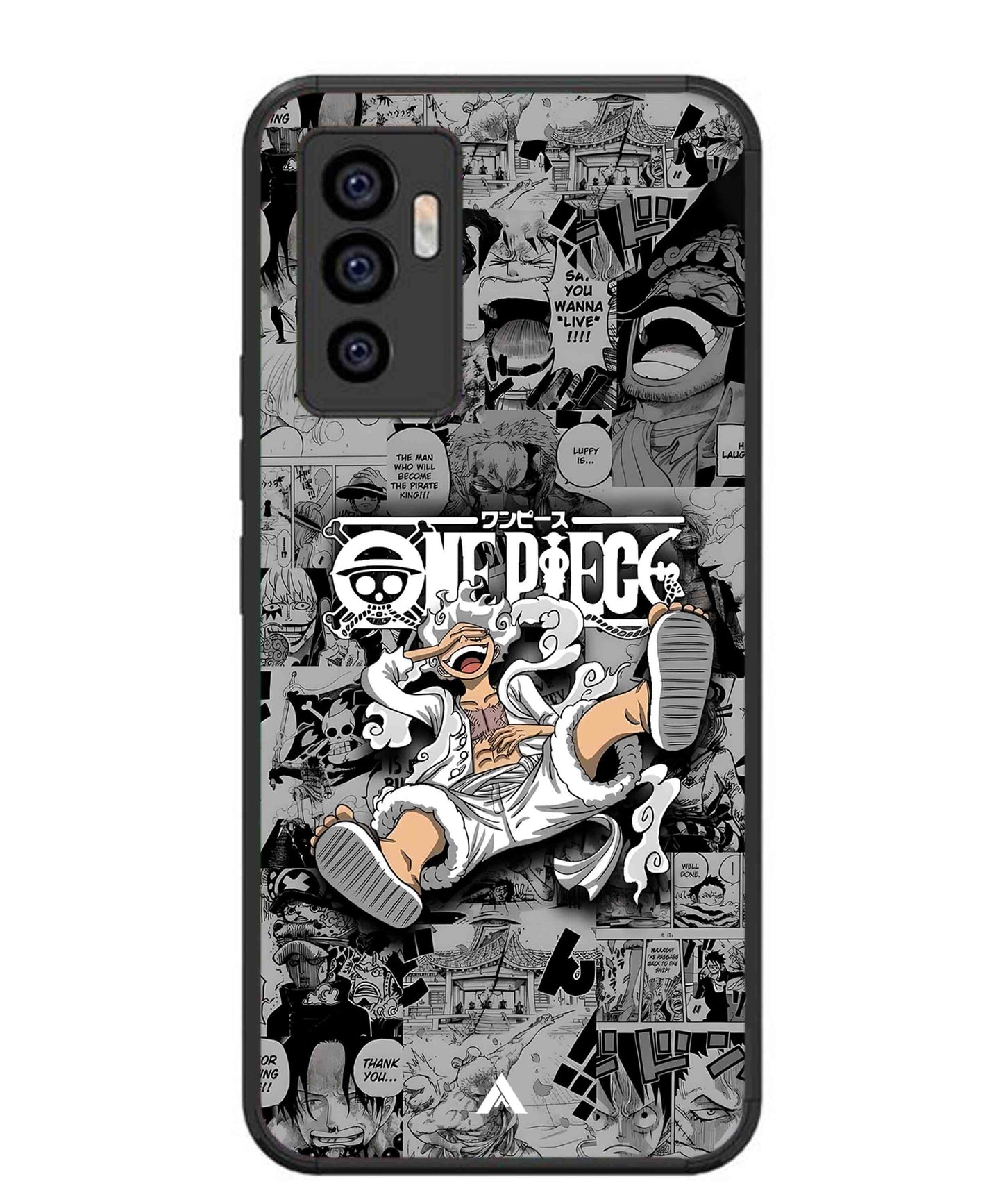 Onepiece luffy 01 Anime Metal Back Cover Phone Case for Vivo Y75 4G