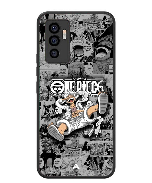 Onepiece luffy 01 Anime Metal Back Cover Phone Case for Vivo Y75 4G