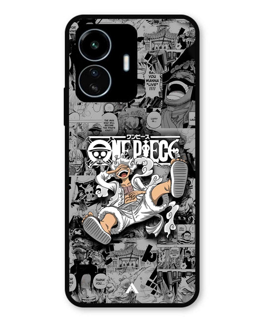 Onepiece luffy 01 Anime Metal Back Cover Phone Case for Vivo Y77