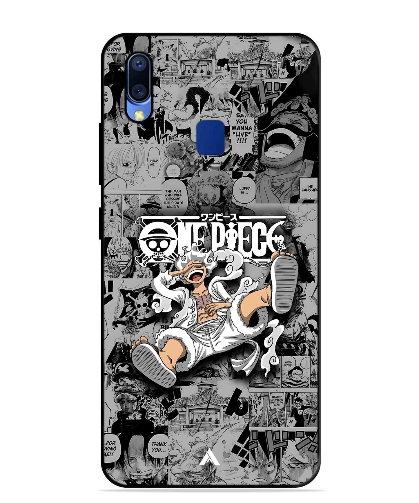Onepiece luffy 01 Anime Metal Back Cover Phone Case for Vivo Y95