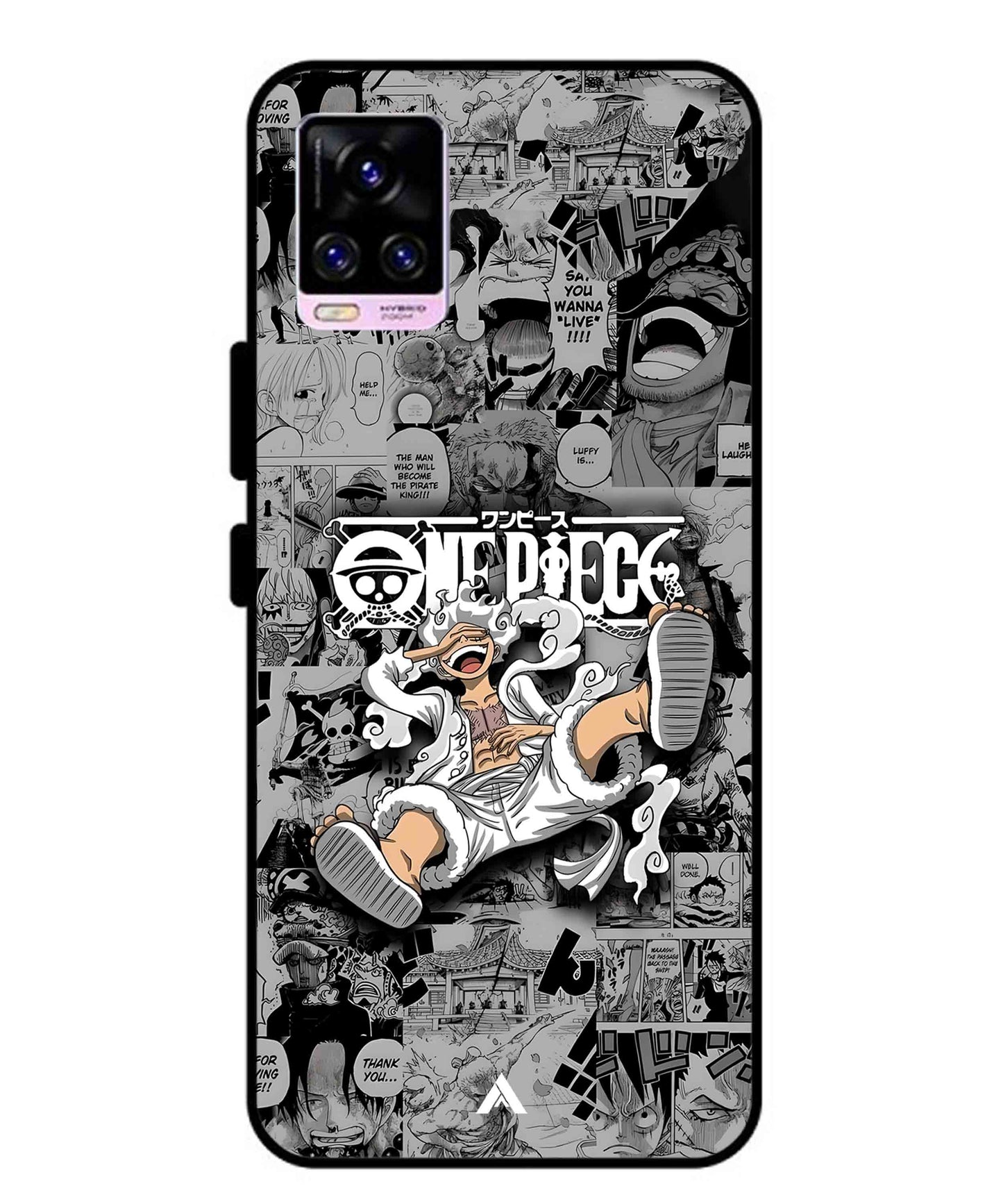 Onepiece luffy 01 Anime Metal Back Cover Phone Case for Vivo v20 Pro