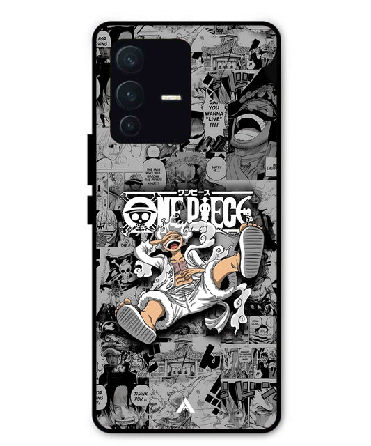 Onepiece luffy 01 Anime Metal Back Cover Phone Case for Vivo v23 Pro