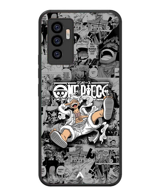 Onepiece luffy 01 Anime Metal Back Cover Phone Case for Vivo v23e