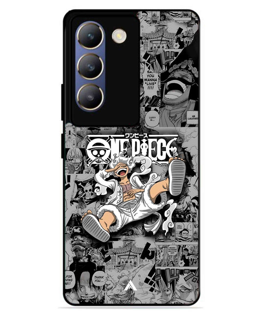 Onepiece luffy 01 Anime Metal Back Cover Phone Case for Vivo v30 Lite