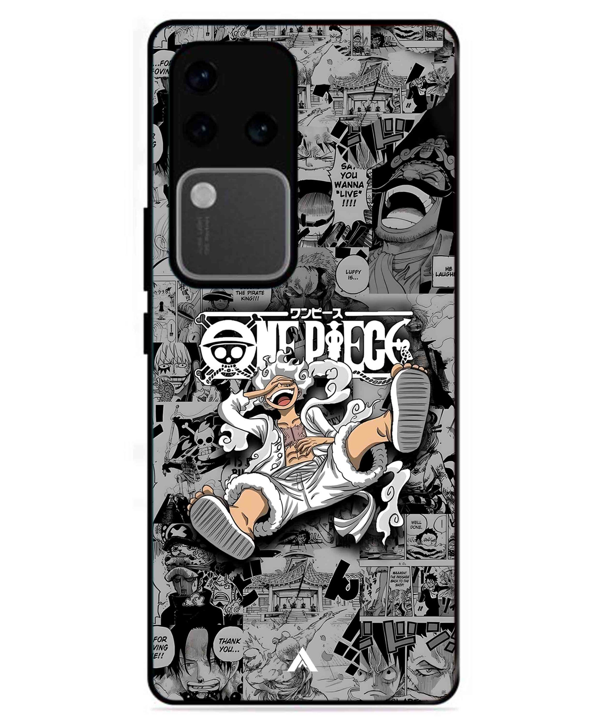 Onepiece luffy 01 Anime Metal Back Cover Phone Case for Vivo v30 Pro
