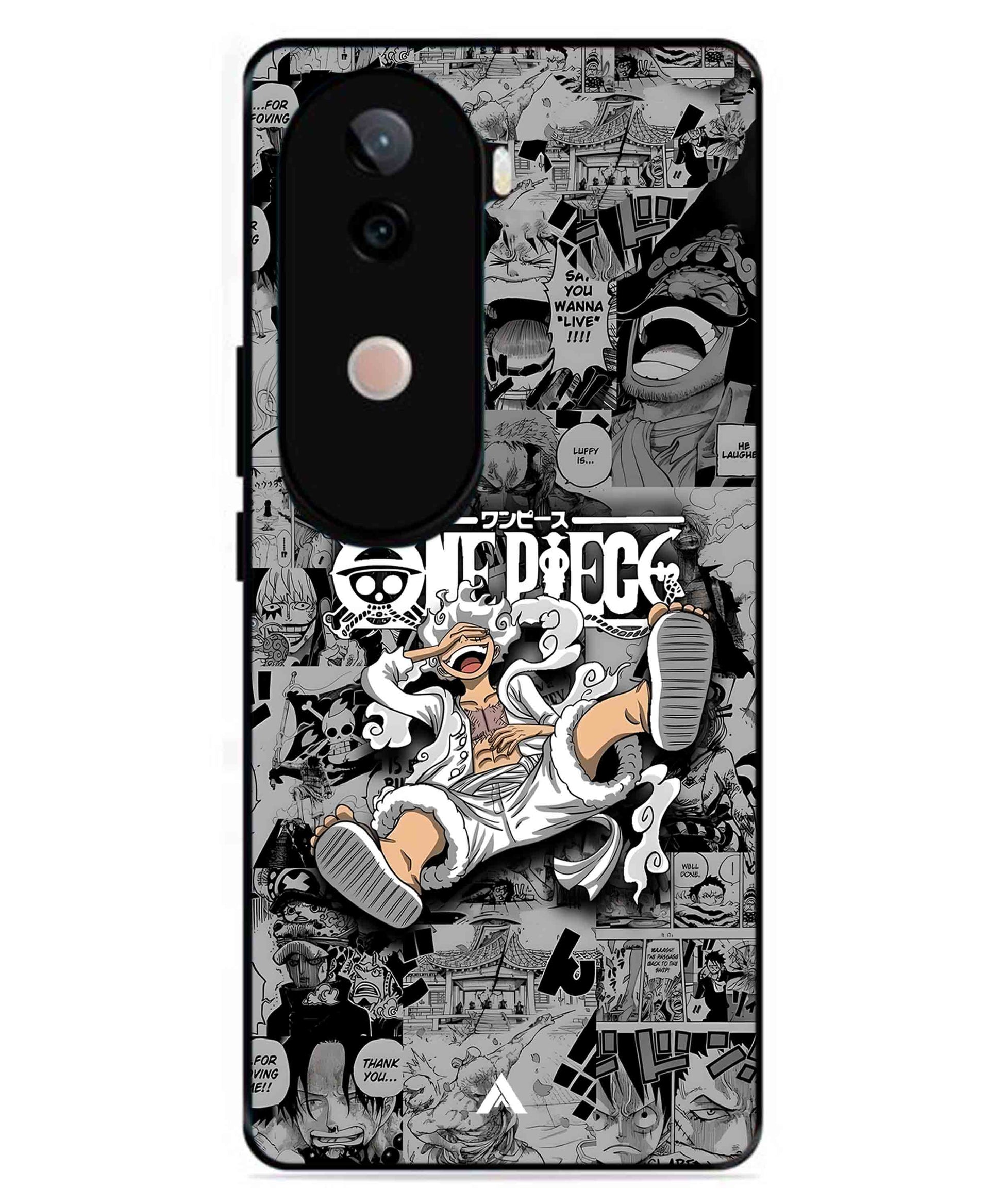 Onepiece luffy 01 Anime Metal Back Cover Phone Case for Vivo v40e