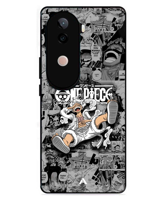 Onepiece luffy 01 Anime Metal Back Cover Phone Case for Vivo v40e