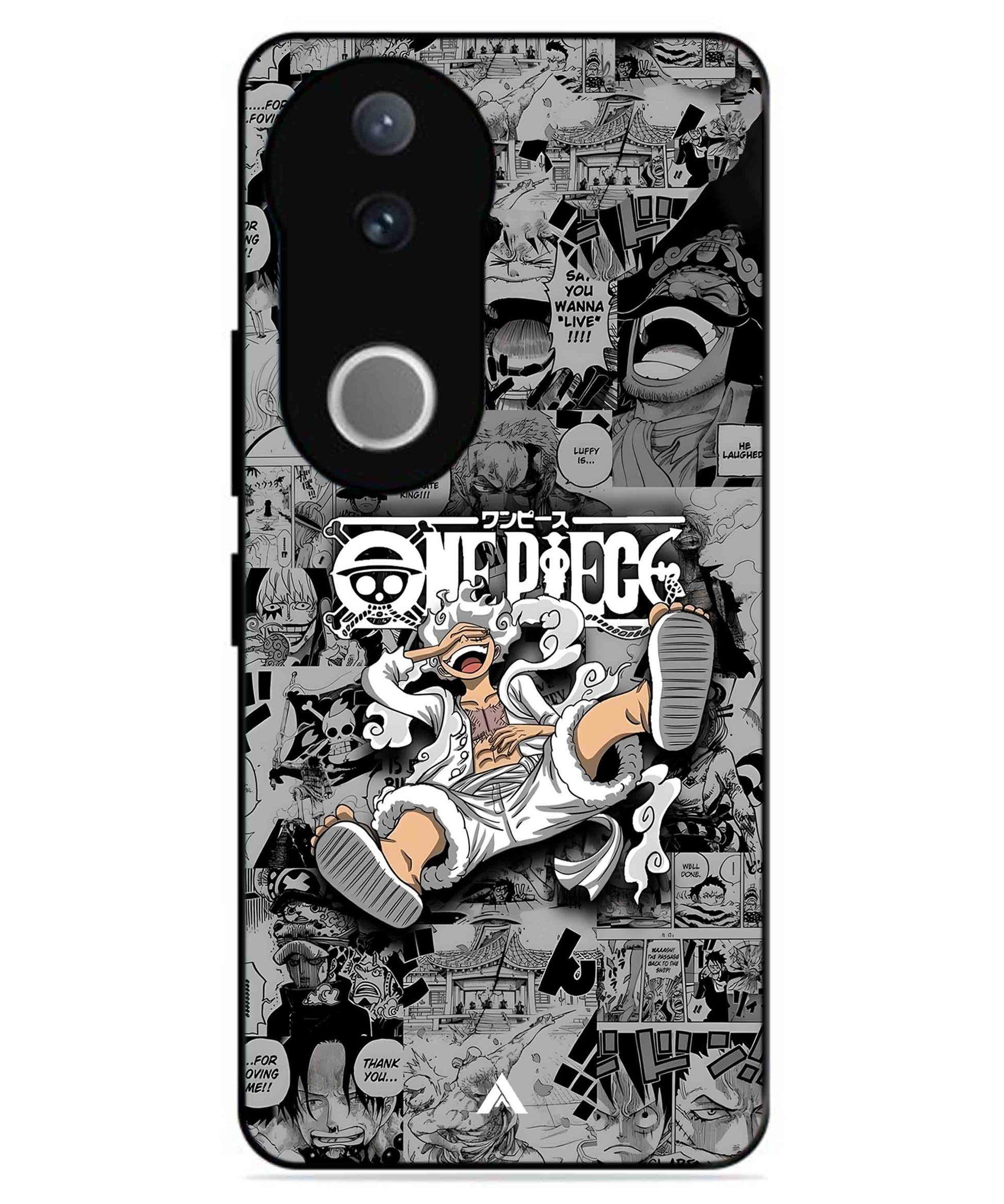 Onepiece luffy 01 Anime Metal Back Cover Phone Case for Vivo v50