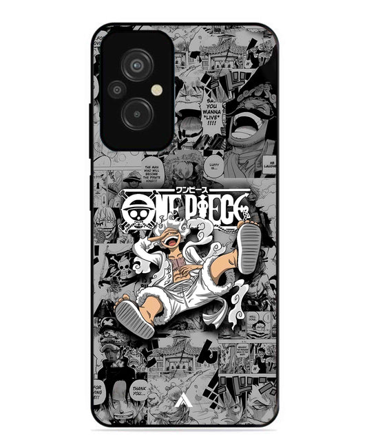 Onepiece luffy 01 Anime Metal Back Cover Phone Case for Xiaomi Redmi 11 Prime 4G