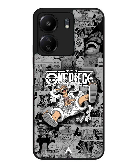 Onepiece luffy 01 Anime Metal Back Cover Phone Case for Xiaomi Redmi 13C 4G