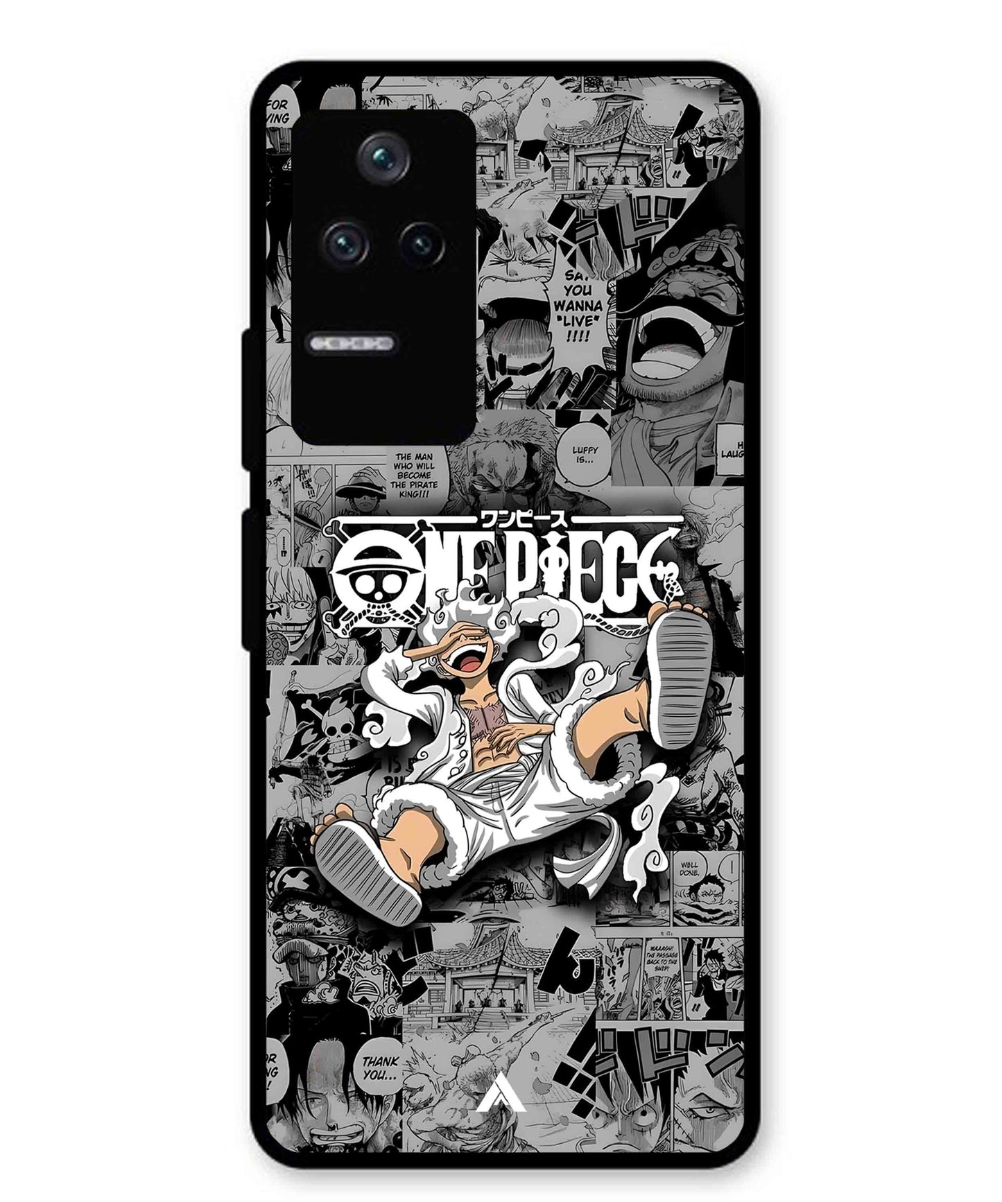 Onepiece luffy 01 Anime Metal Back Cover Phone Case for Xiaomi Redmi K40s
