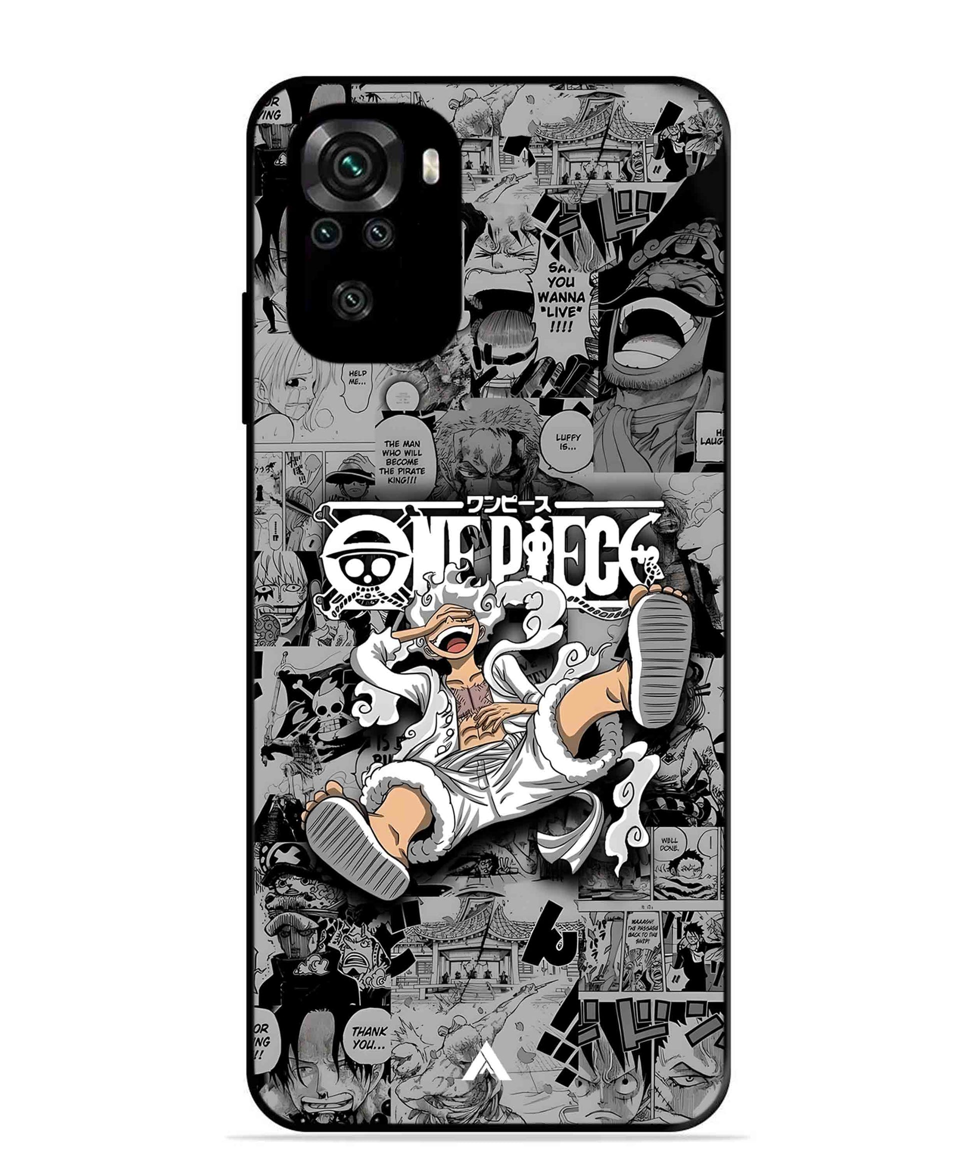 Onepiece luffy 01 Anime Metal Back Cover Phone Case for Xiaomi Redmi Note 11SE