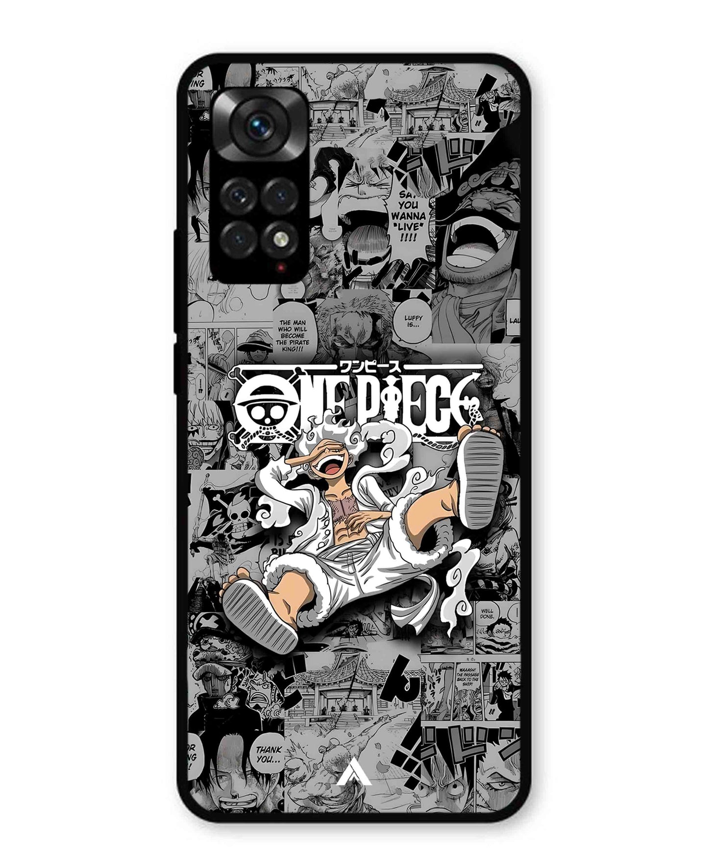 Onepiece luffy 01 Anime Metal Back Cover Phone Case for Xiaomi Redmi Note 11