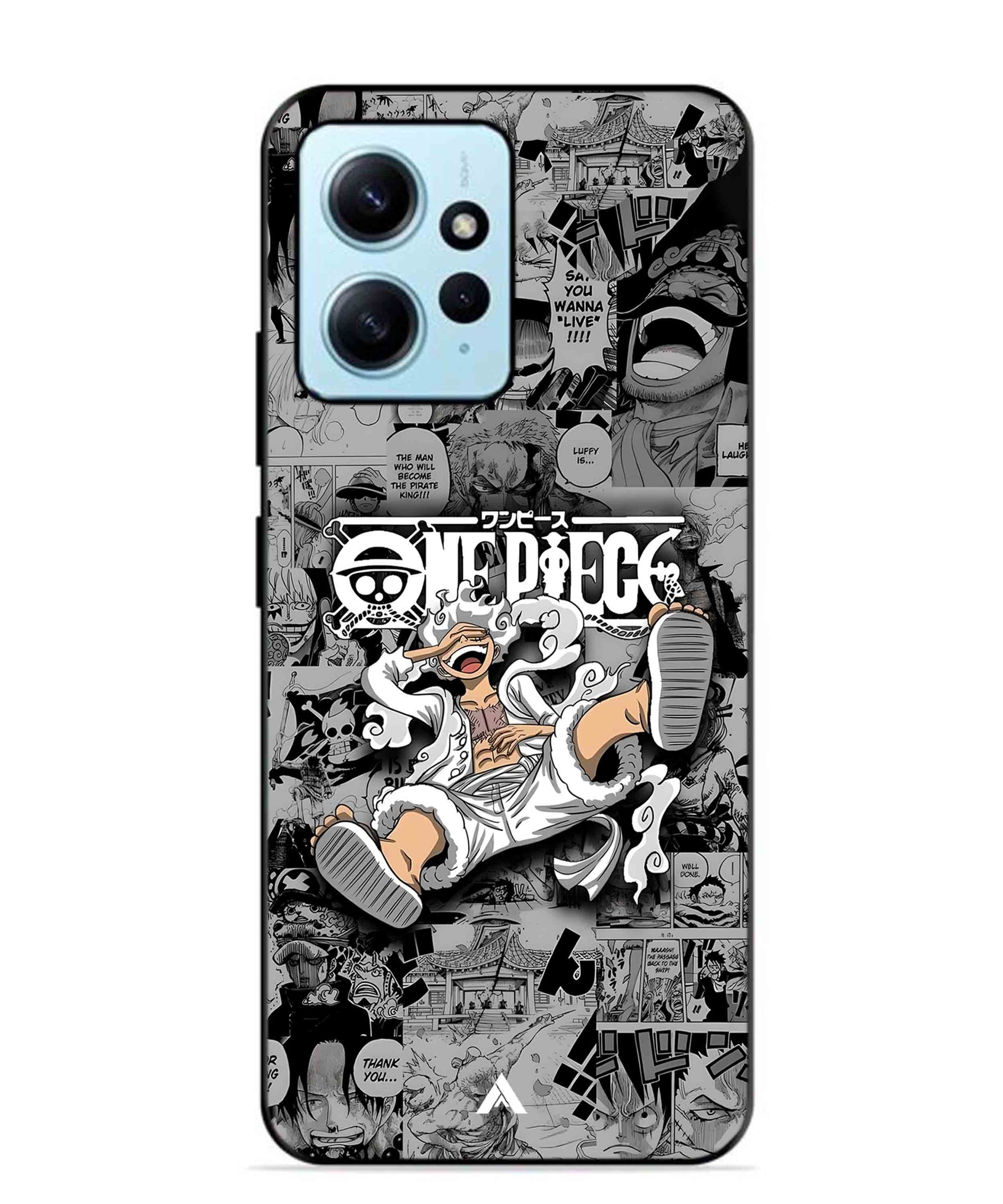 Onepiece luffy 01 Anime Metal Back Cover Phone Case for Xiaomi Redmi Note 12 4G