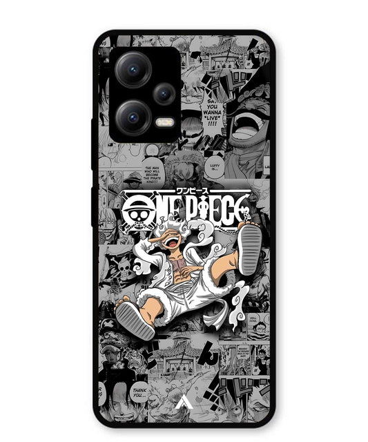 Onepiece luffy 01 Anime Metal Back Cover Phone Case for Xiaomi Redmi Note 12 5G