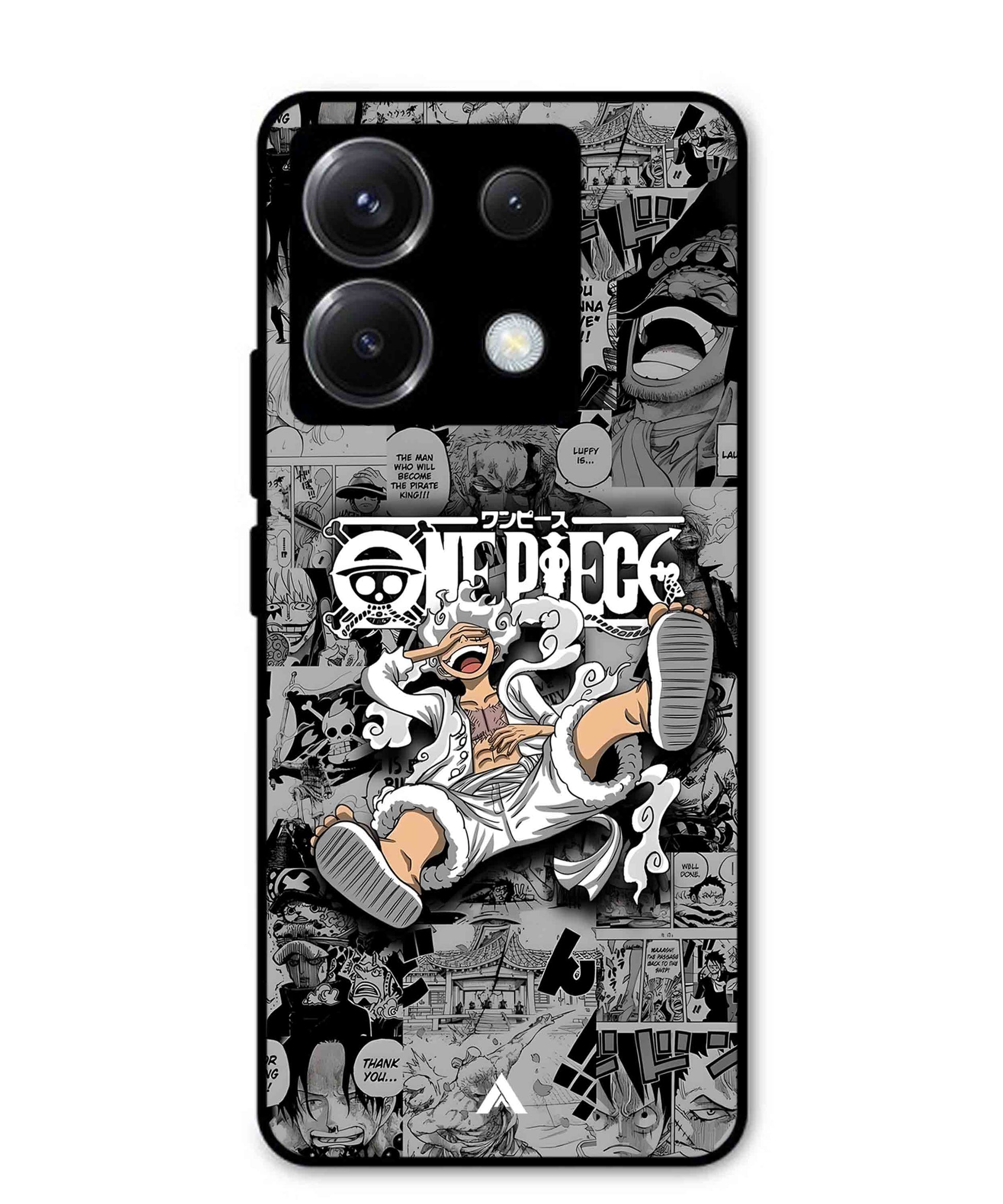 Onepiece luffy 01 Anime Metal Back Cover Phone Case for Xiaomi Redmi Note 13