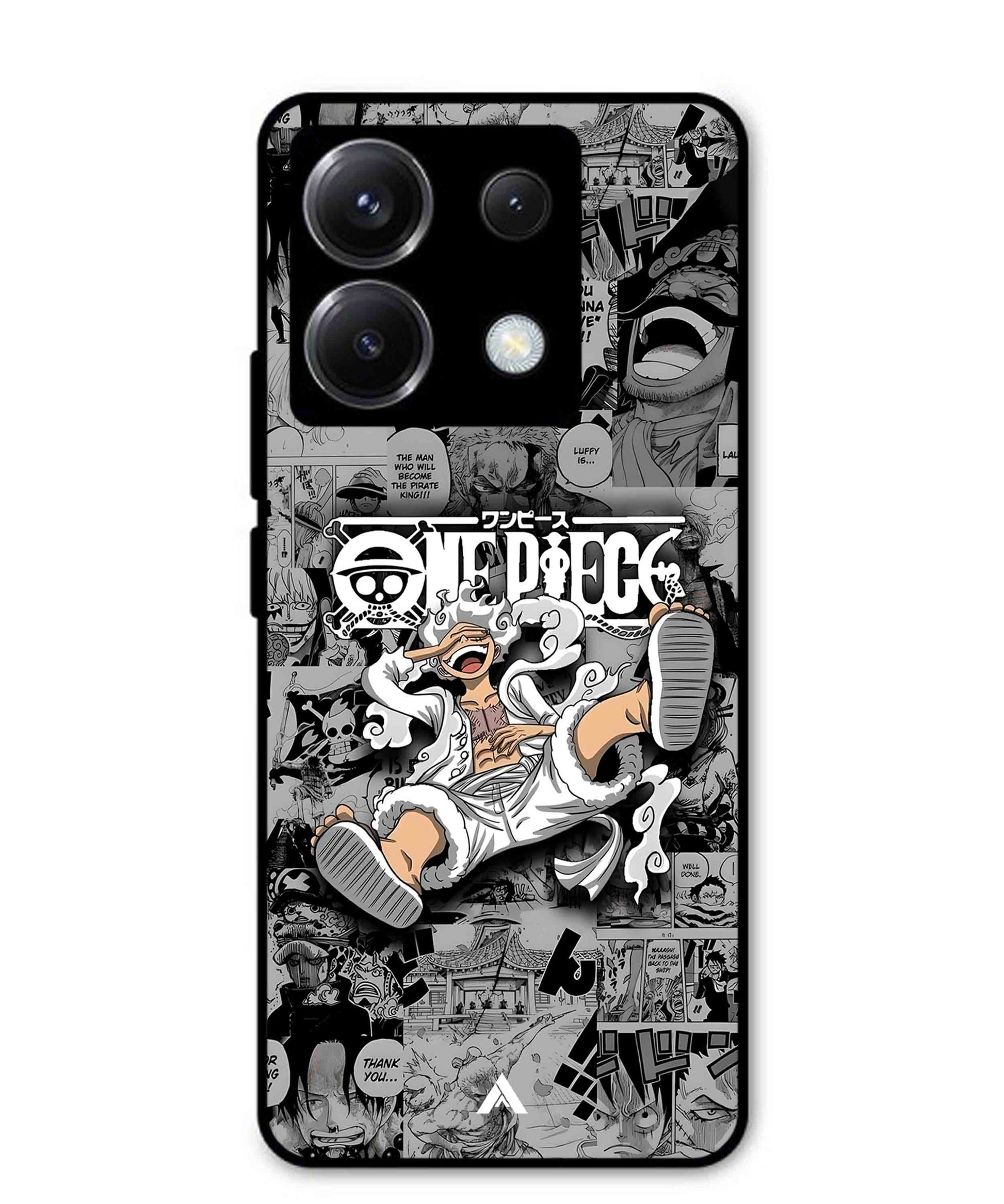 Onepiece luffy 01 Anime Metal Back Cover Phone Case for Xiaomi Redmi Note 13 Pro