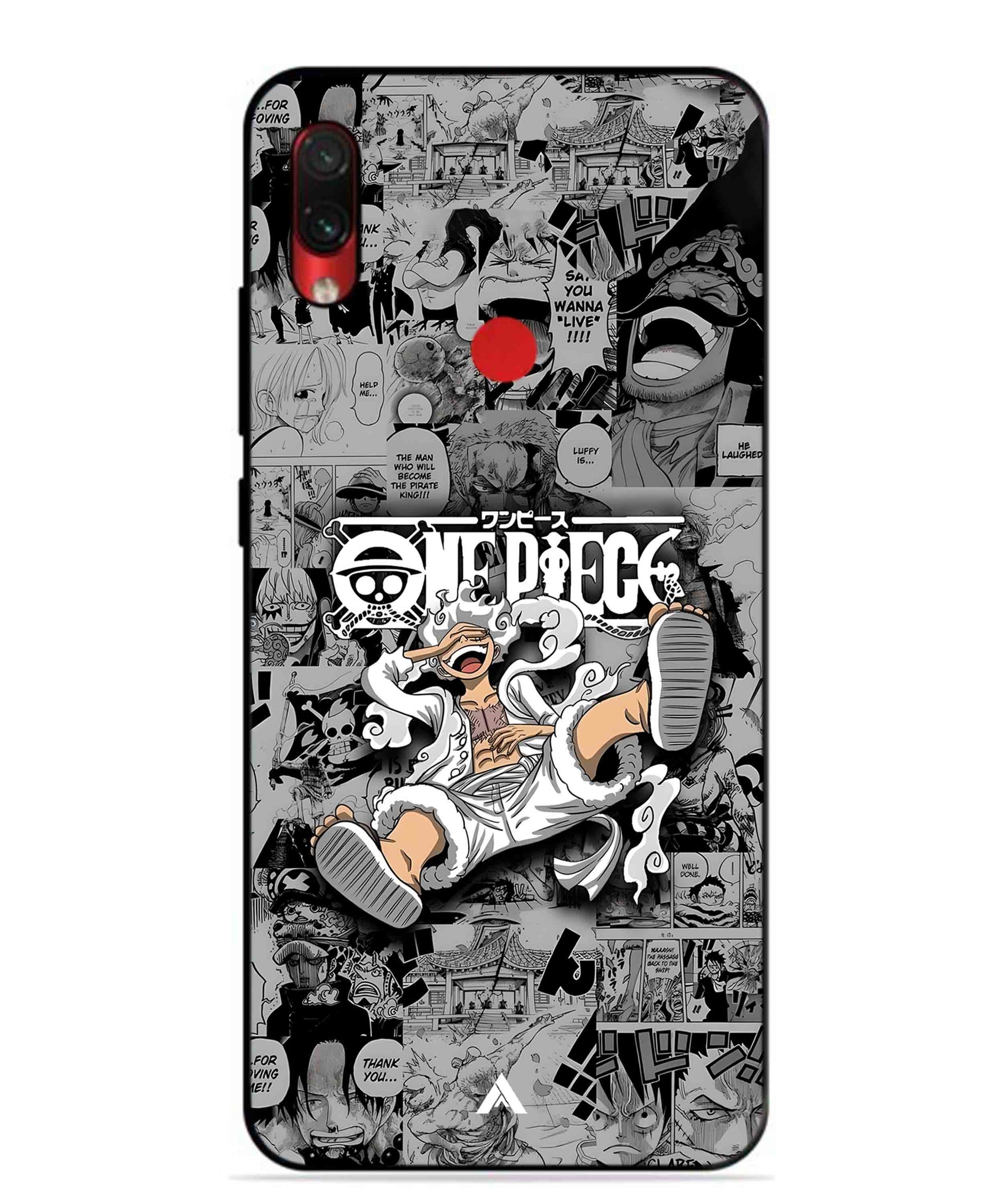 Onepiece luffy 01 Anime Metal Back Cover Phone Case for Xiaomi Redmi Note 7 Pro