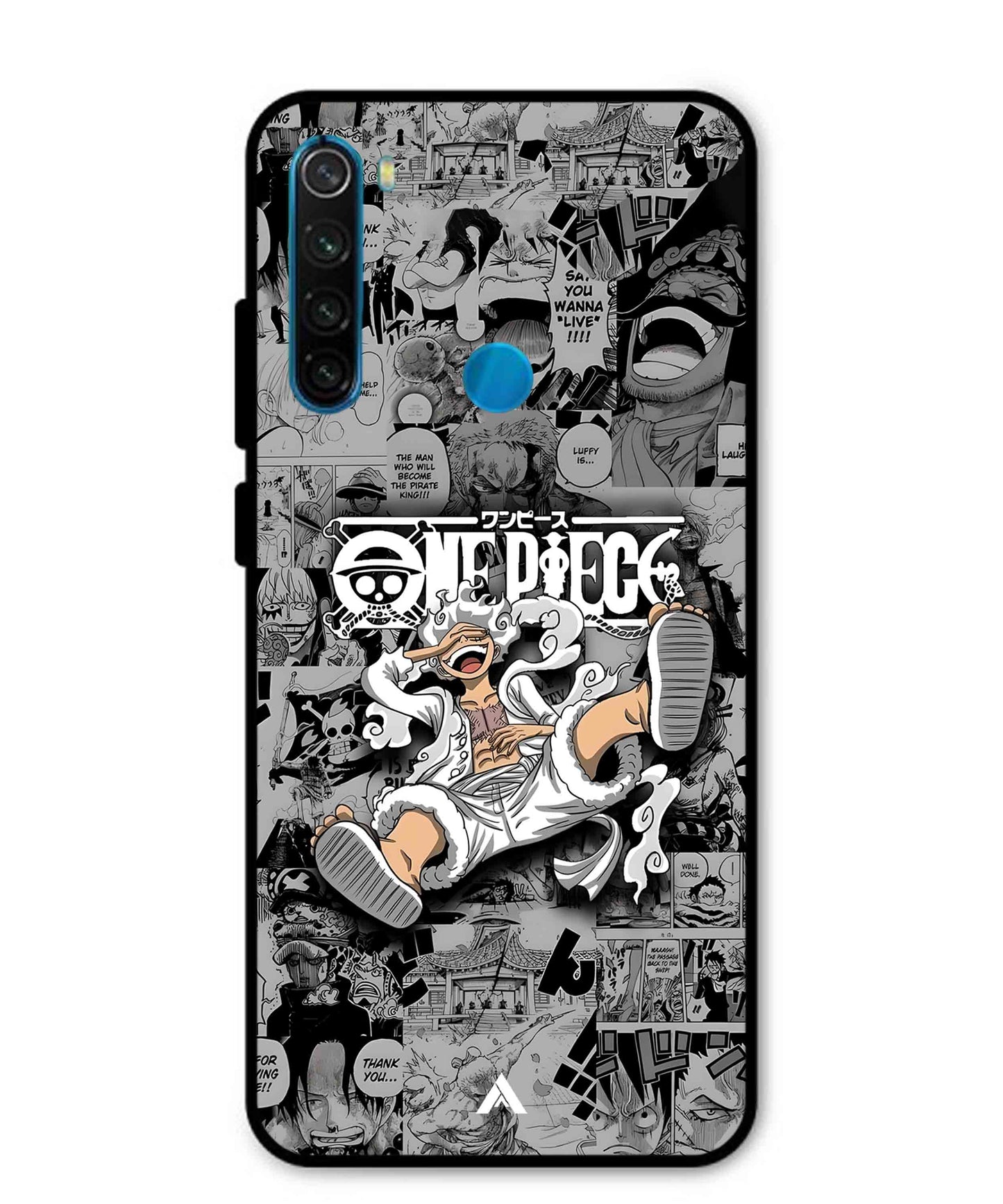 Onepiece luffy 01 Anime Metal Back Cover Phone Case for Xiaomi Redmi Note 8