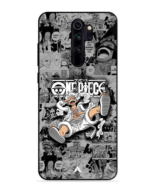 Onepiece luffy 01 Anime Metal Back Cover Phone Case for Xiaomi Redmi Note 8 Pro