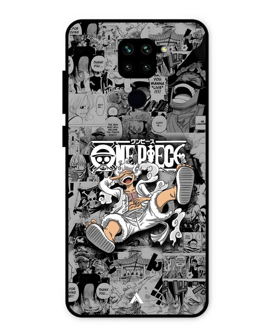 Onepiece luffy 01 Anime Metal Back Cover Phone Case for Xiaomi Redmi Note 9