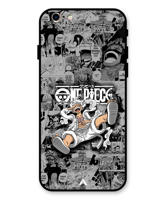 Onepiece luffy 01 Anime Metal Back Cover Phone Case for iPhone 11