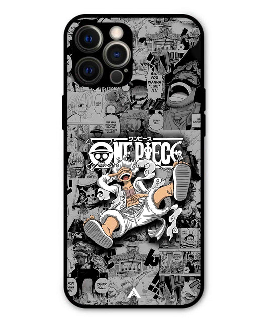 Onepiece luffy 01 Anime Metal Back Cover Phone Case for iPhone 12 Pro Max