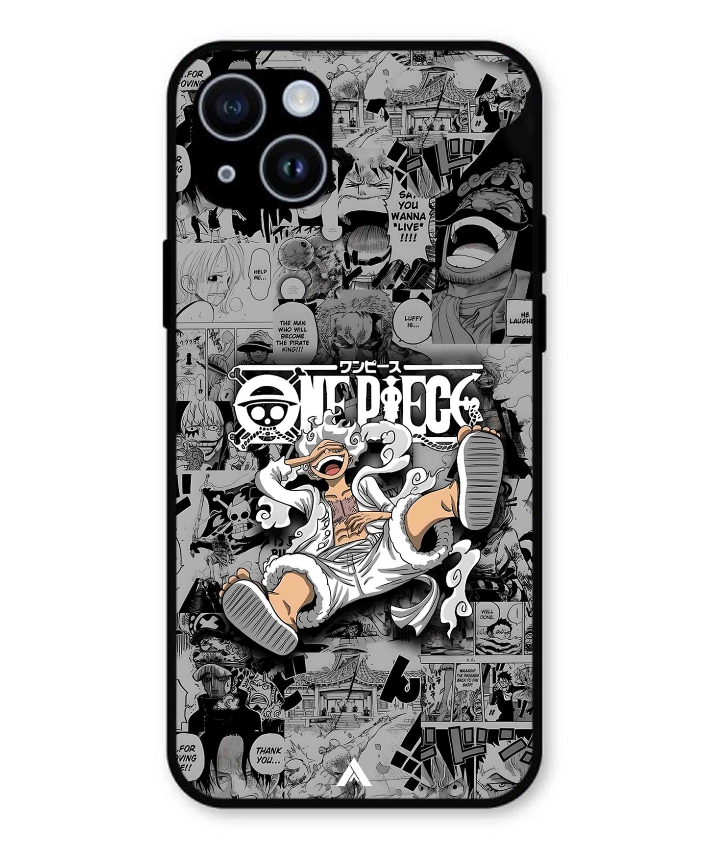 Onepiece luffy 01 Anime Metal Back Cover Phone Case for iPhone 14
