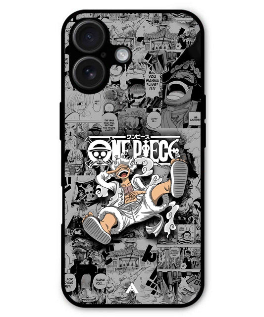 Onepiece luffy 01 Anime Metal Back Cover Phone Case for iPhone 16