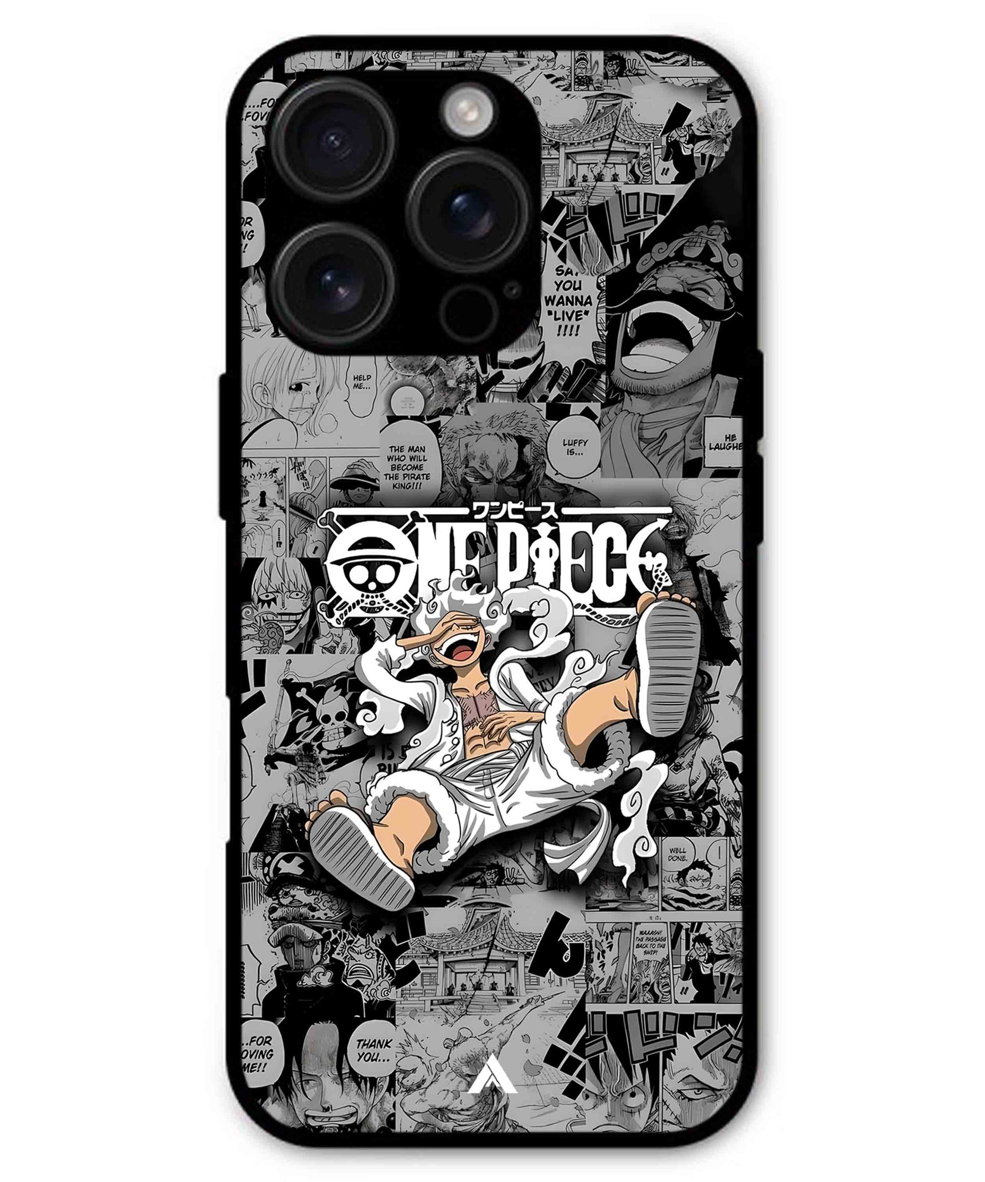 Onepiece luffy 01 Anime Metal Back Cover Phone Case for iPhone 16 ProMax