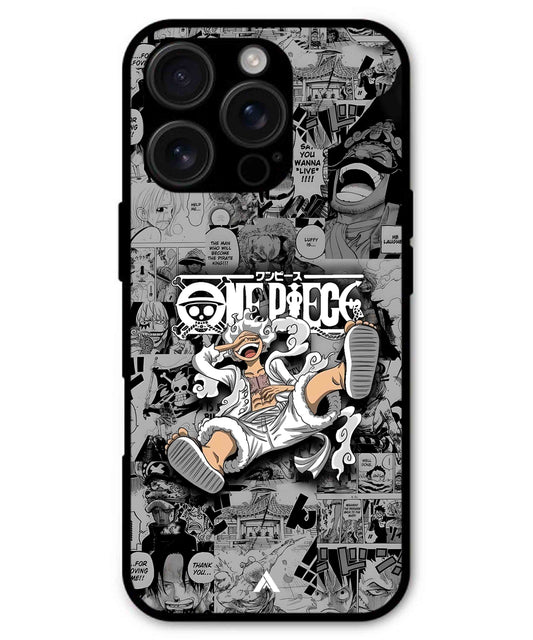 Onepiece luffy 01 Anime Metal Back Cover Phone Case for iPhone 16 ProMax