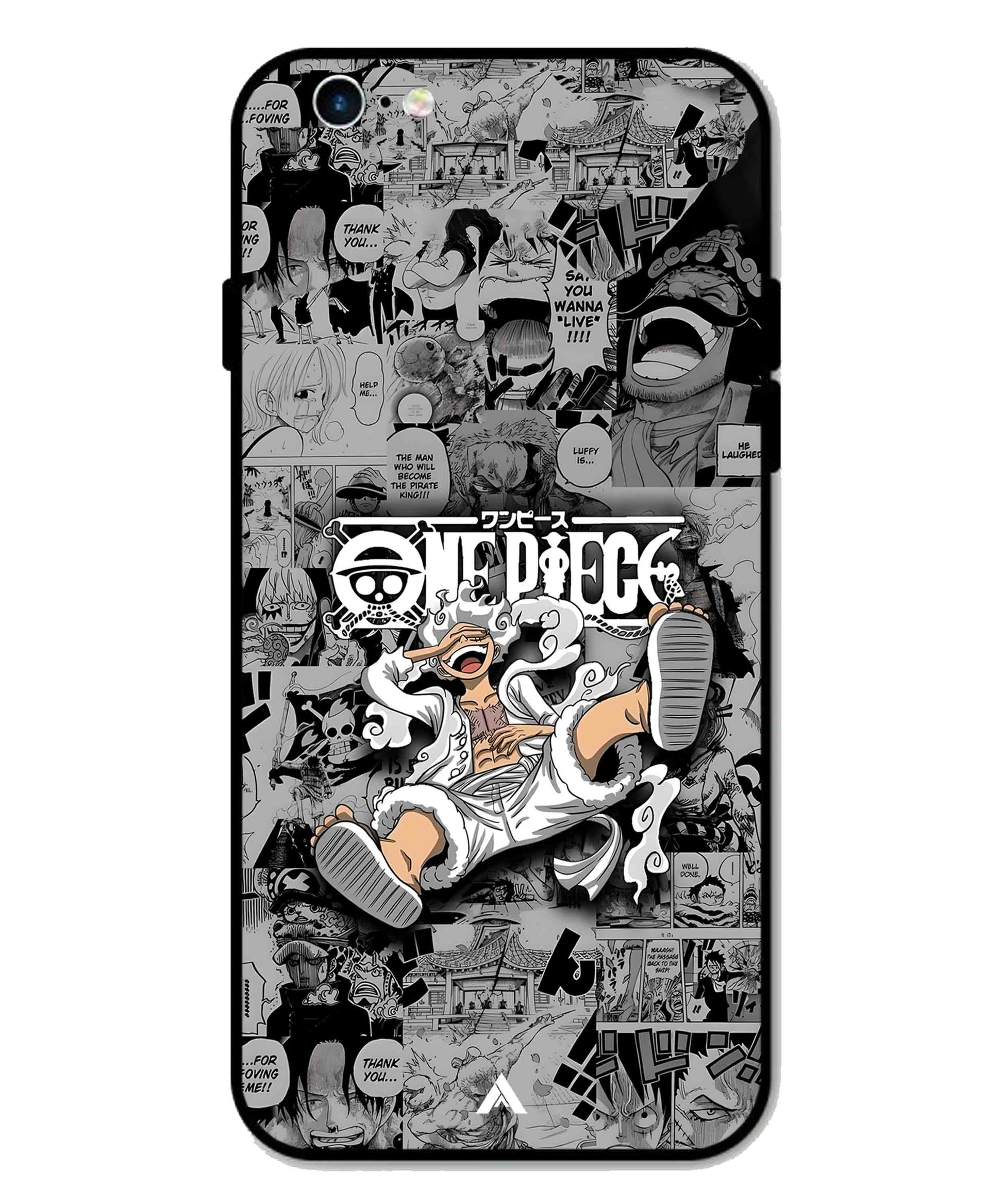 Onepiece luffy 01 Anime Metal Back Cover Phone Case for iPhone 6 Plus