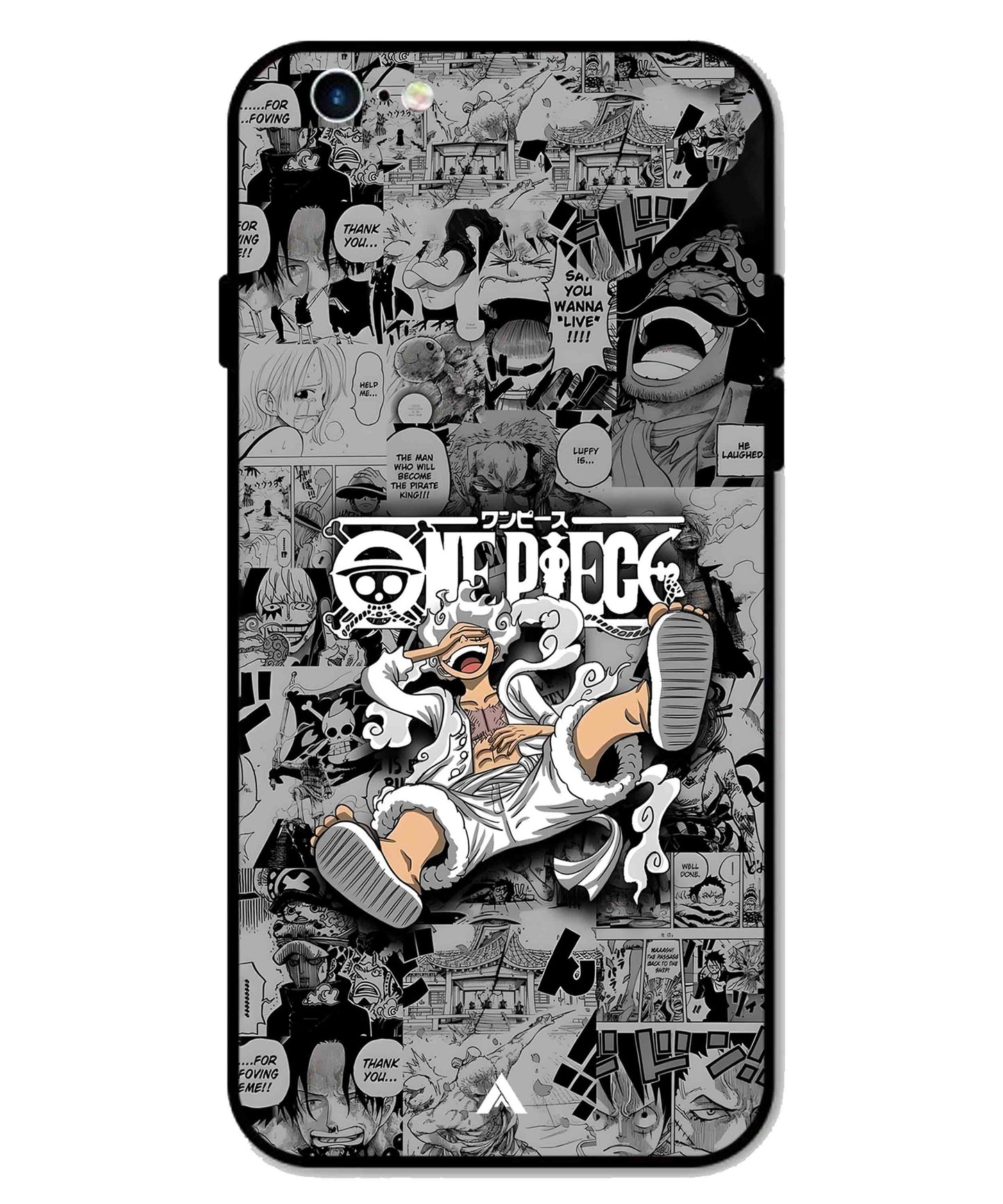 Onepiece luffy 01 Anime Metal Back Cover Phone Case for iPhone 6s